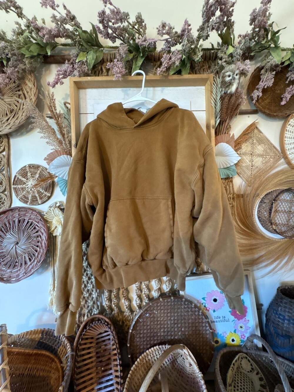 Yeezy Gap Hoodie Size XL Brown